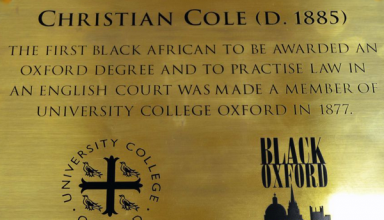 L’université d’Oxford honore son premier diplômé Africain après 144 ans